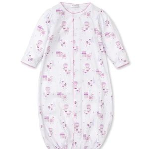 Kissy Kissy « LLamas in Paris » 0-3 month convertible gown/onesie